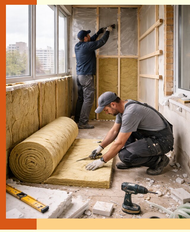 Утепление балкона под ключ в Озёрске качественно и быстро